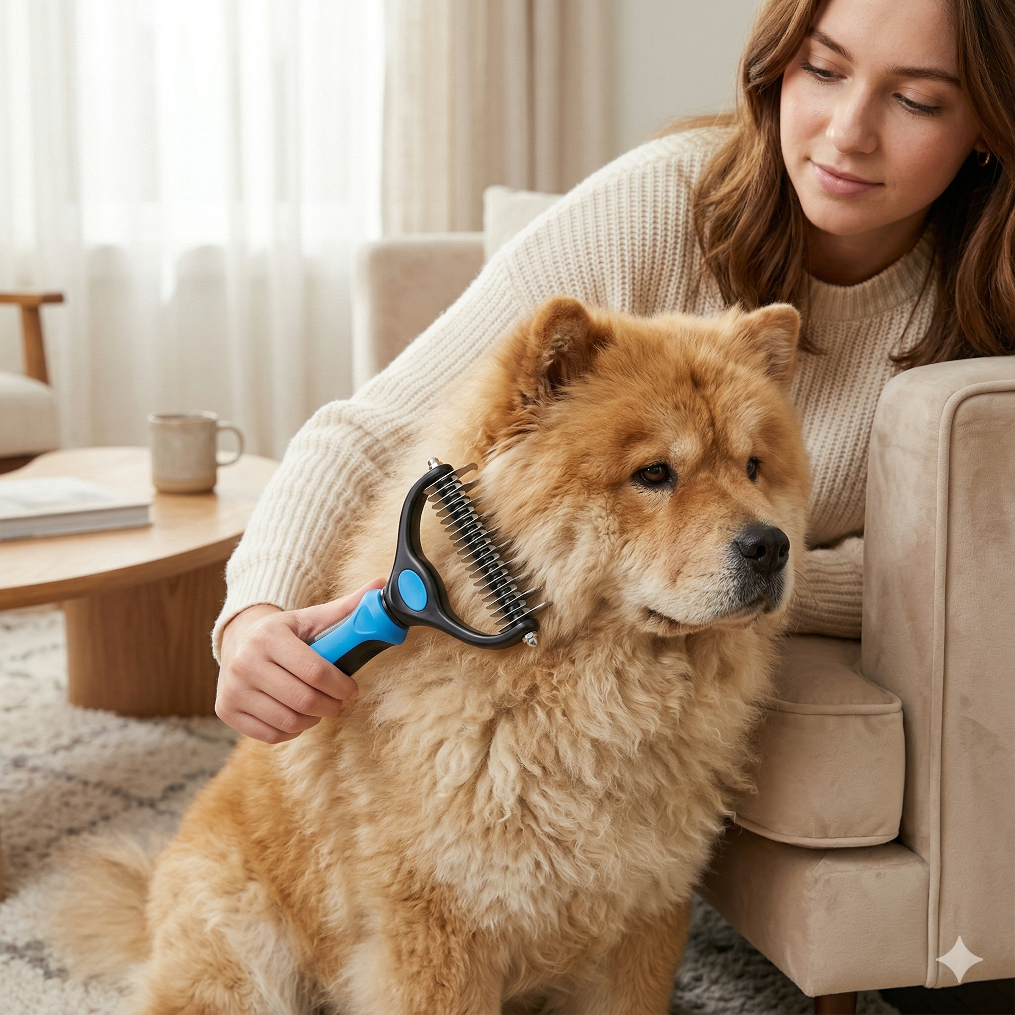 Peine Deslanador para Mascotas – Retira Pelo Muerto en Perros y Gatos