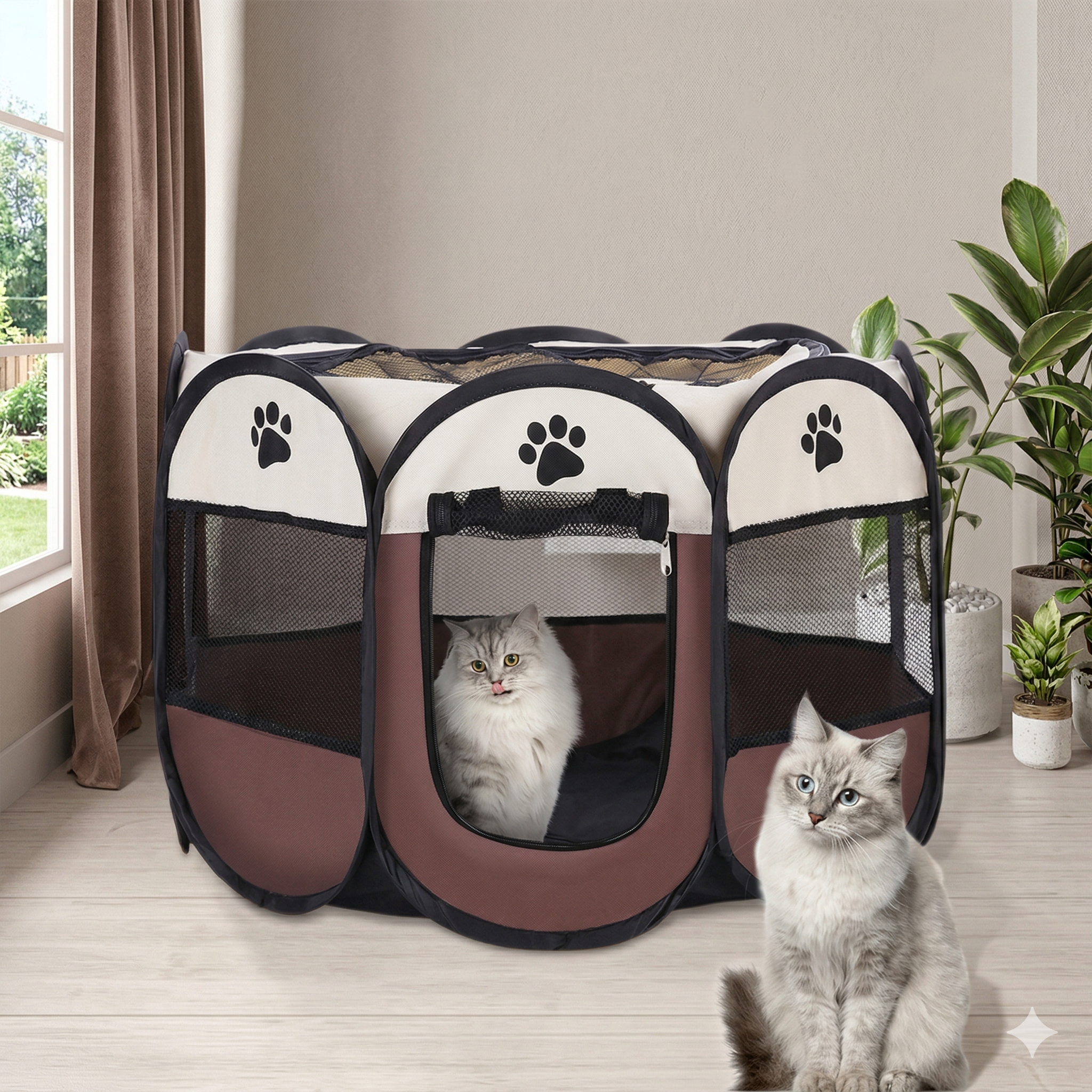 Corral Plegable mascota Casa Portatil