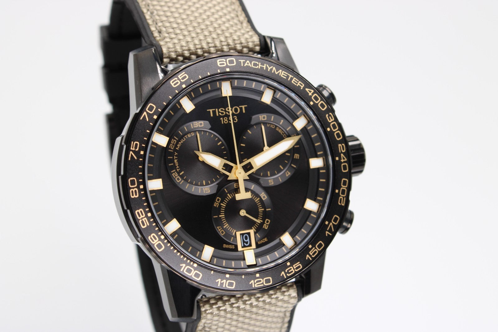 Reloj Tissot Super sport Cronógrafo Con Esfera Negra para Hombre 45,5 mm PRODUCTO IMPORTADO