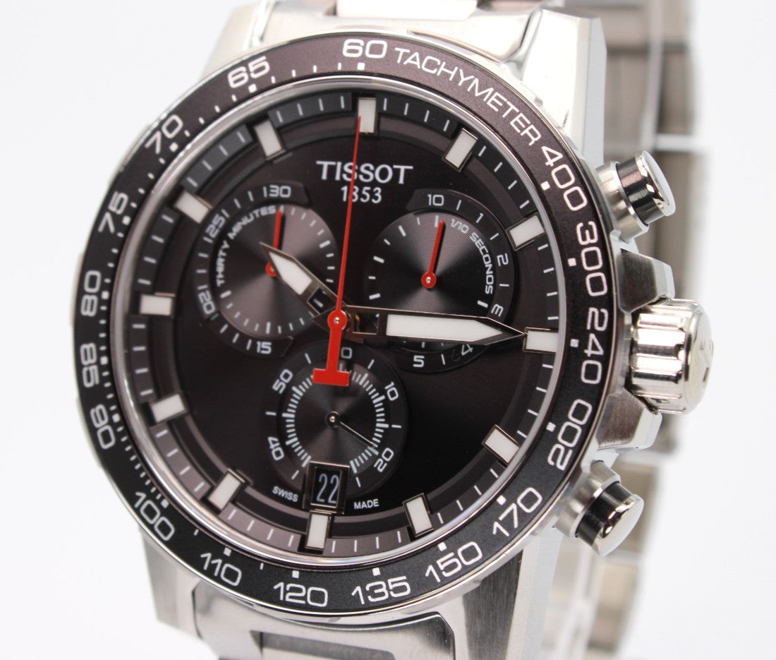 Tissot Supersport Chrono T125.617.11.051.00 Cuarzo Esfera Negra Hombre 45.5mm