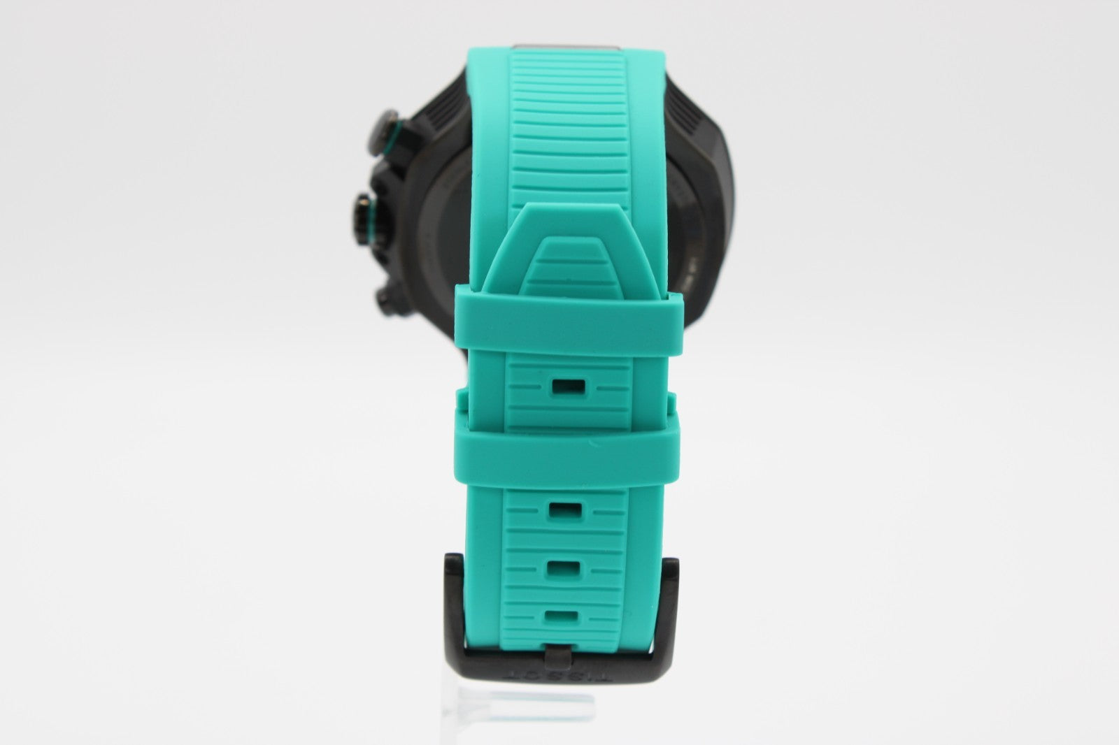 Tissot T-Race T141.417.37.051.01 Cuarzo Esfera Negra Correa Caucho Verde Hombre 45mm