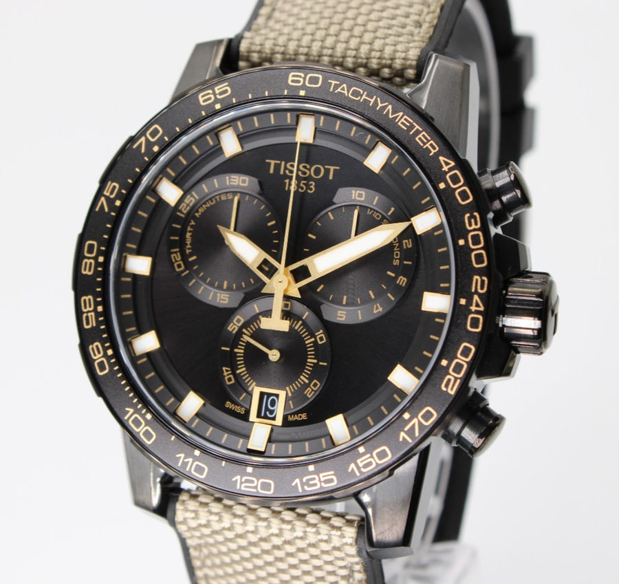 Reloj Tissot Super sport Cronógrafo Con Esfera Negra para Hombre 45,5 mm PRODUCTO IMPORTADO
