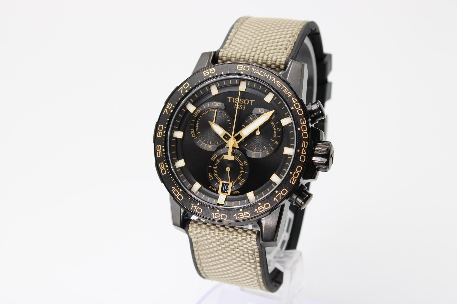 Reloj Tissot Super sport Cronógrafo Con Esfera Negra para Hombre 45,5 mm PRODUCTO IMPORTADO