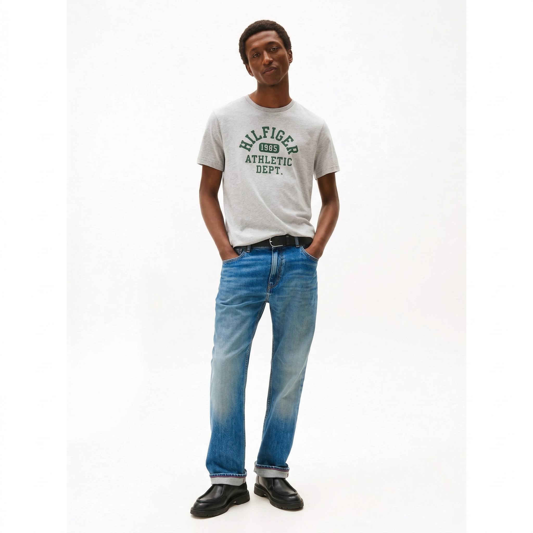 Camiseta Hilfiger 1985 Con Logo Deportivo IMPORTADO (Copia)