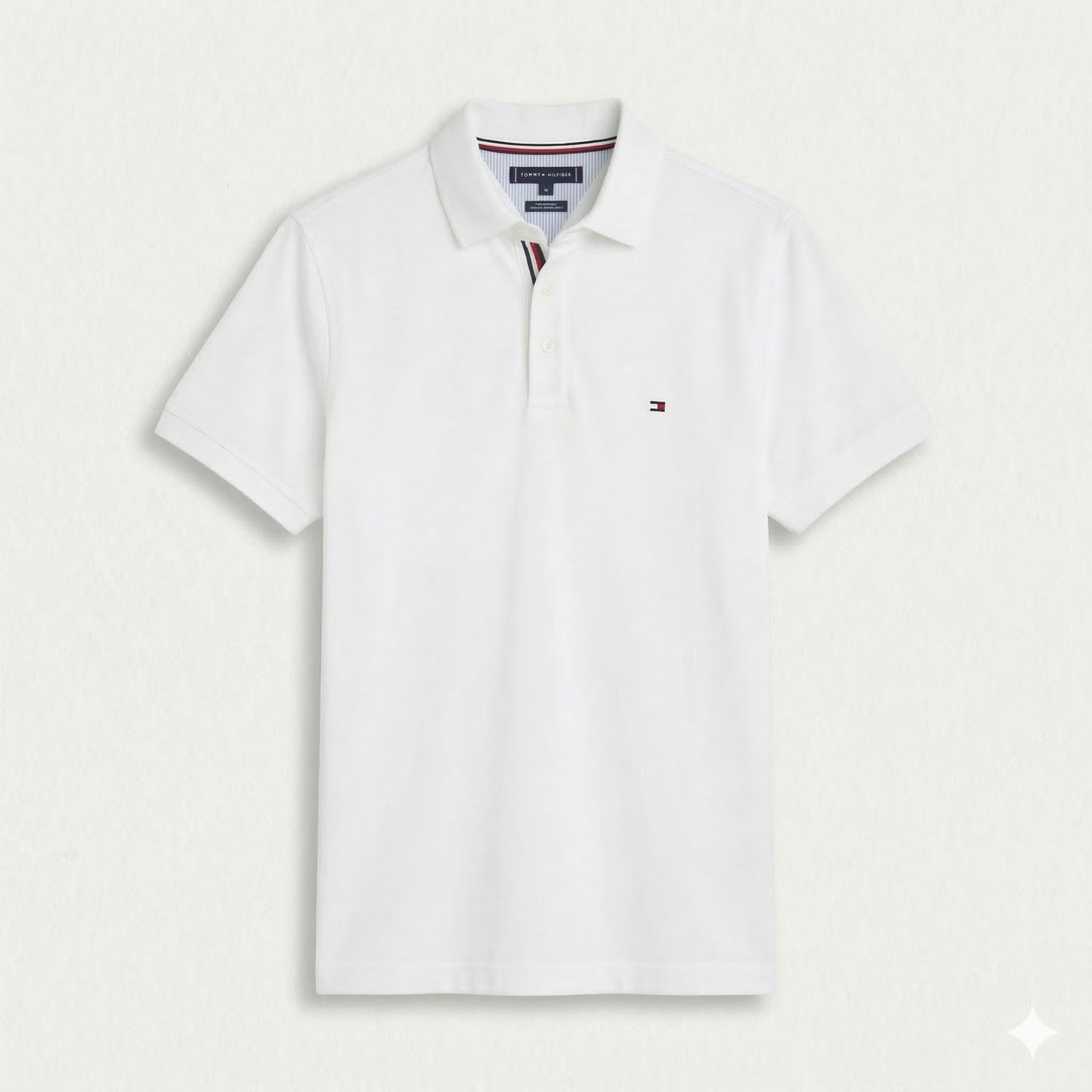 Polo Tommy Piqué Elástico Corte Ajustado PRODUCTO IMPORTADO