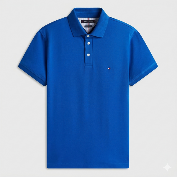 Polo de piqué elástico de corte ajustado PRODUCTO IMPORTADO