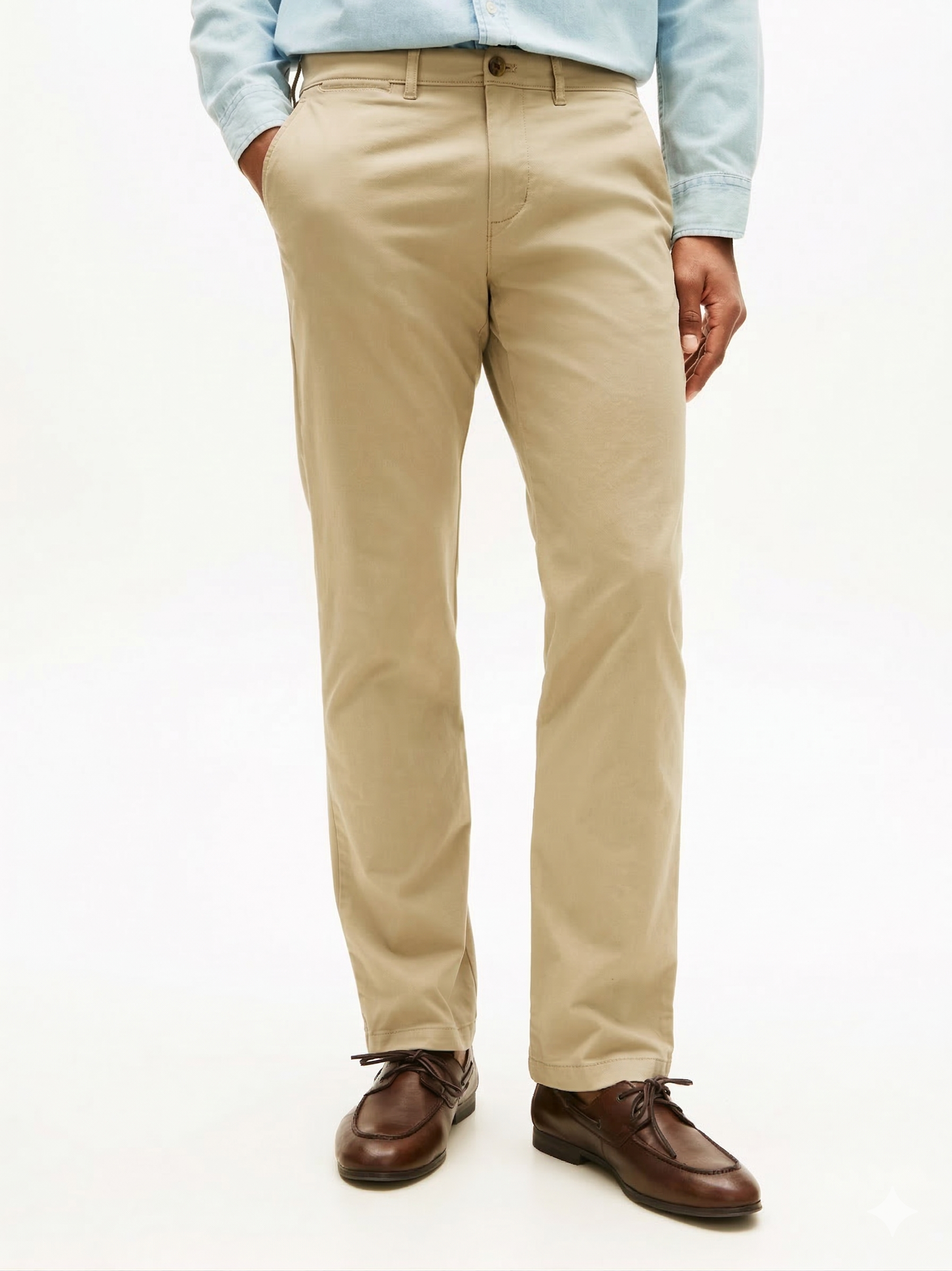 Pantalones Chino Recto Tommy Caqui Vintage PRODUCTO IMPORTADO