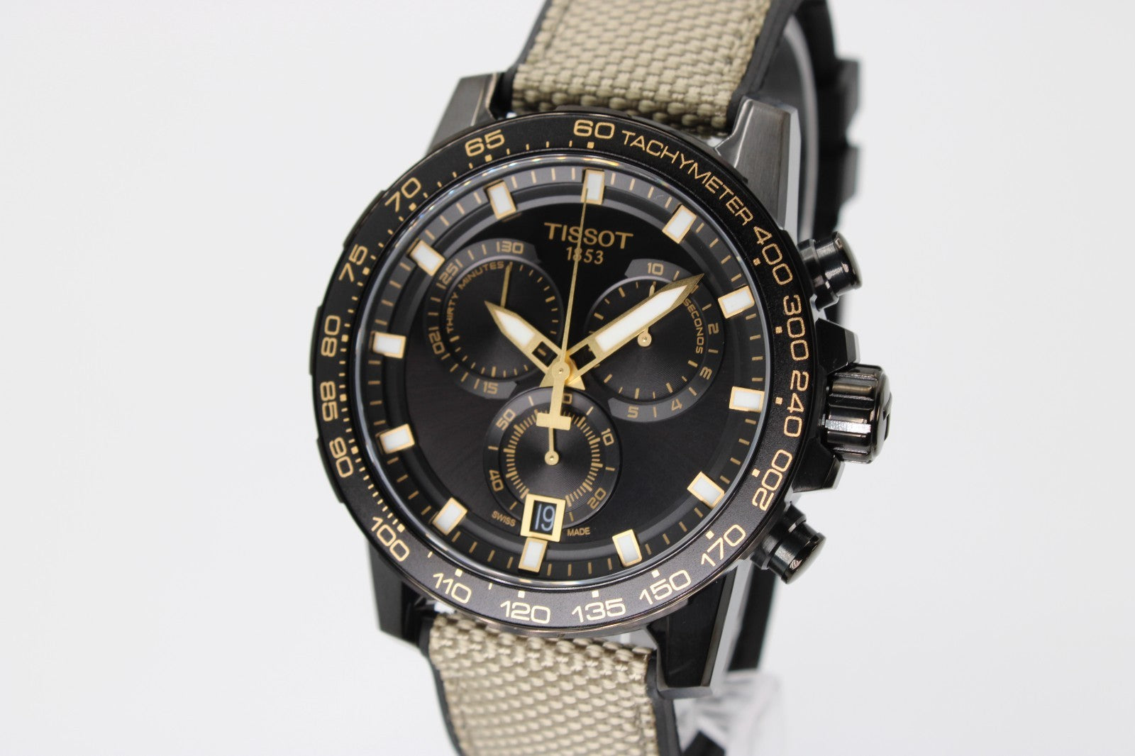 Reloj Tissot Super sport  Cronógrafo Con Esfera Negra para Hombre 45,5 mm PRODUCTO IMPORTADO