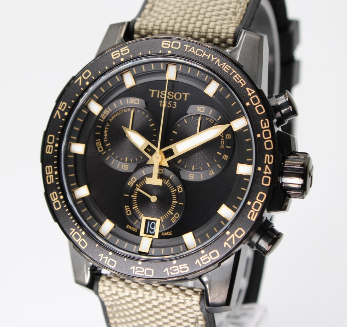 Reloj Tissot Super sport  Cronógrafo Con Esfera Negra para Hombre 45,5 mm PRODUCTO IMPORTADO