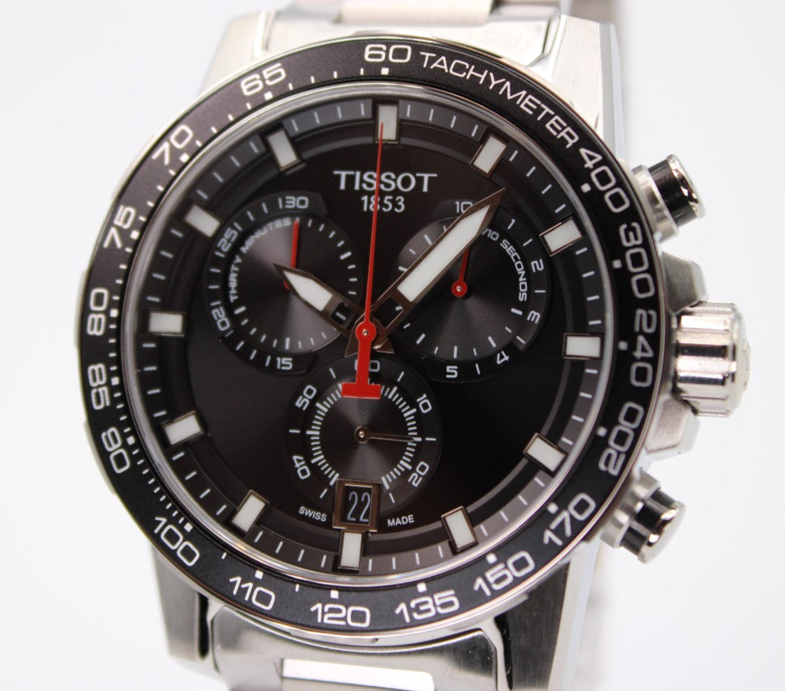 Tissot Supersport Chrono T125.617.11.051.00 Cuarzo Esfera Negra Hombre 45.5mm
