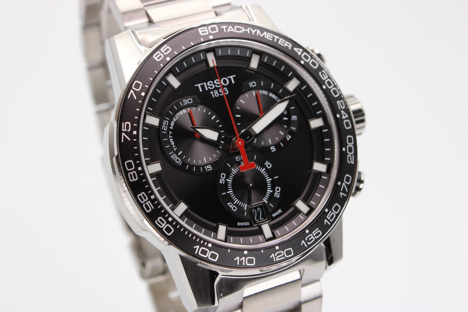 Tissot Supersport Chrono T125.617.11.051.00 Cuarzo Esfera Negra Hombre 45.5mm