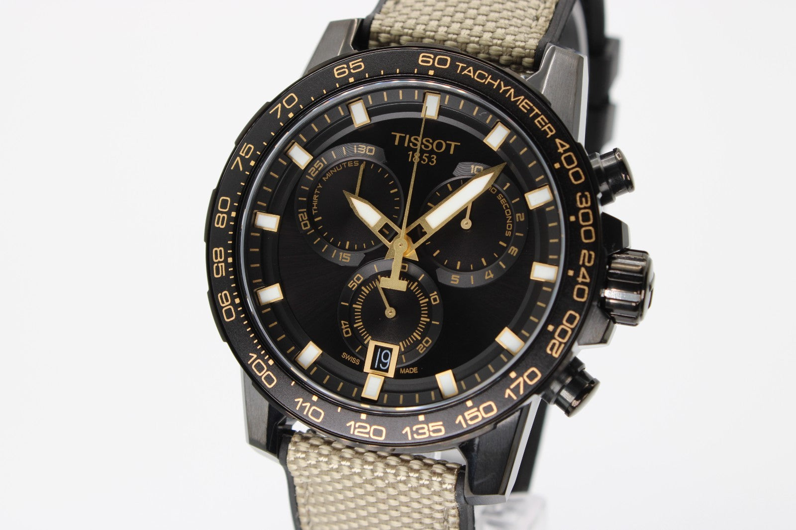 Reloj Tissot Super sport  Cronógrafo Con Esfera Negra para Hombre 45,5 mm PRODUCTO IMPORTADO