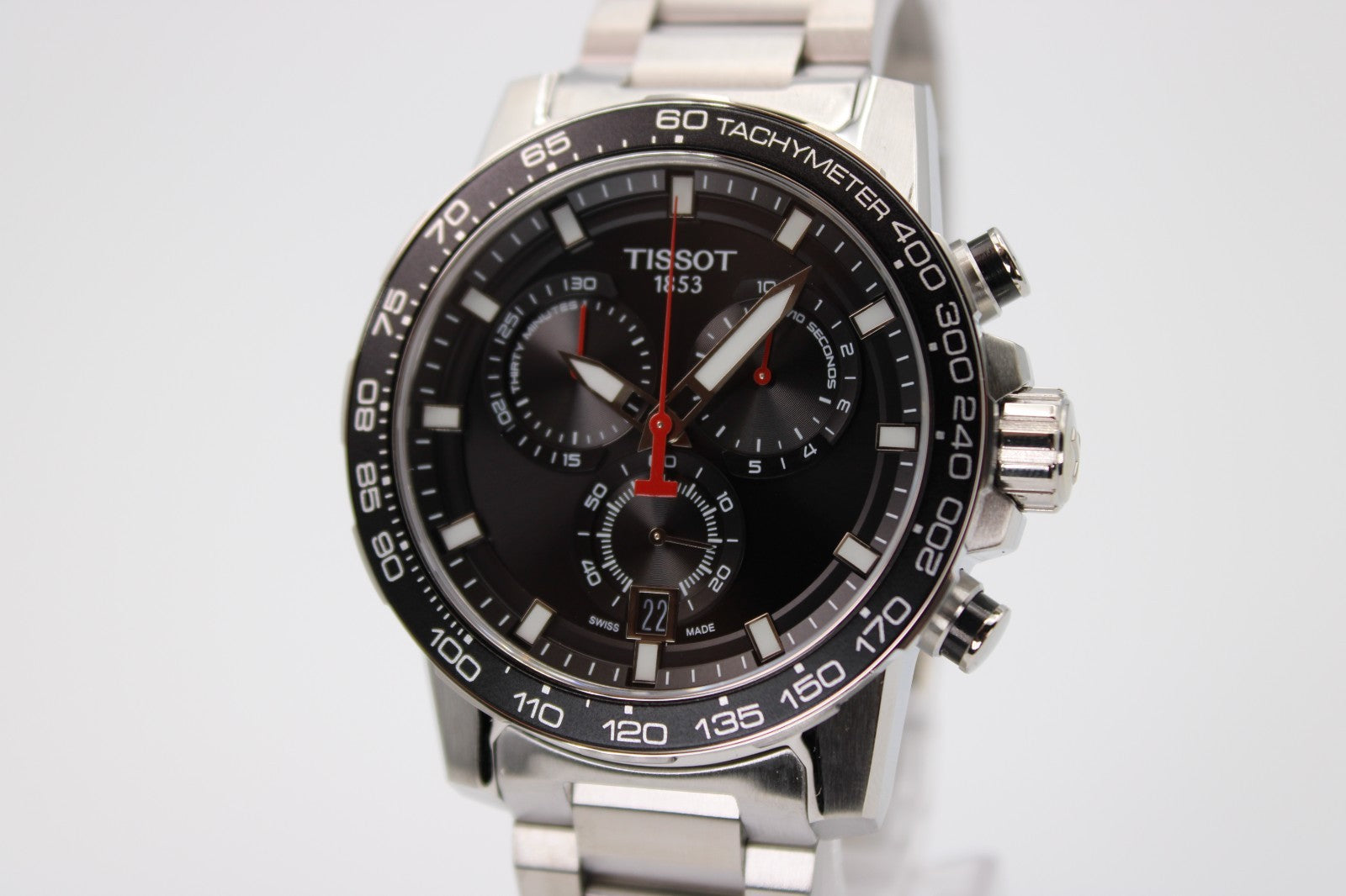 Tissot Supersport Chrono T125.617.11.051.00 Cuarzo Esfera Negra Hombre 45.5mm
